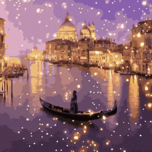 Pictură pe numere – Noapte în Veneția
