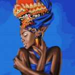 Pictură pe numere - Afro 1