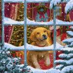 Pictură pe numere - In asteptarea Mosului